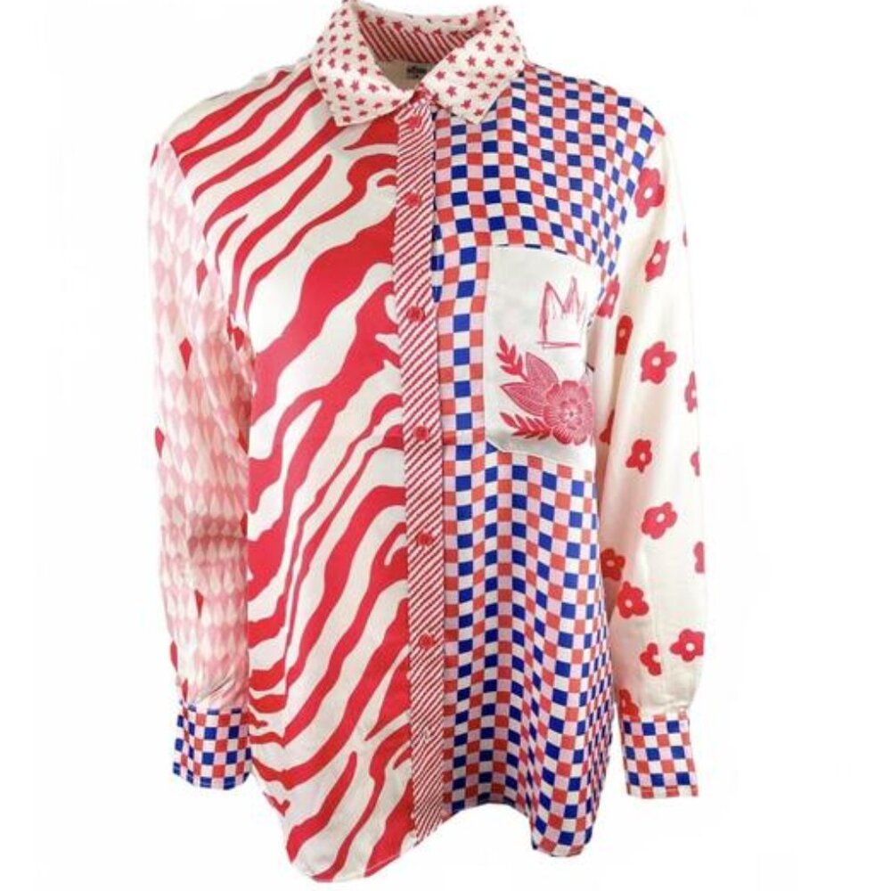 Isabel Button Front Blouse NWT - image 1